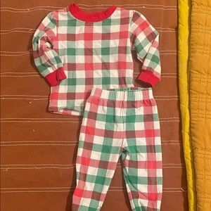 Classic Whimsy Pajama Set - Red, Green, and White 🎄